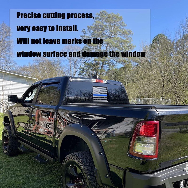 Alicatong Fits Dodge Ram 2009-2018 Rear Back Middle Window American