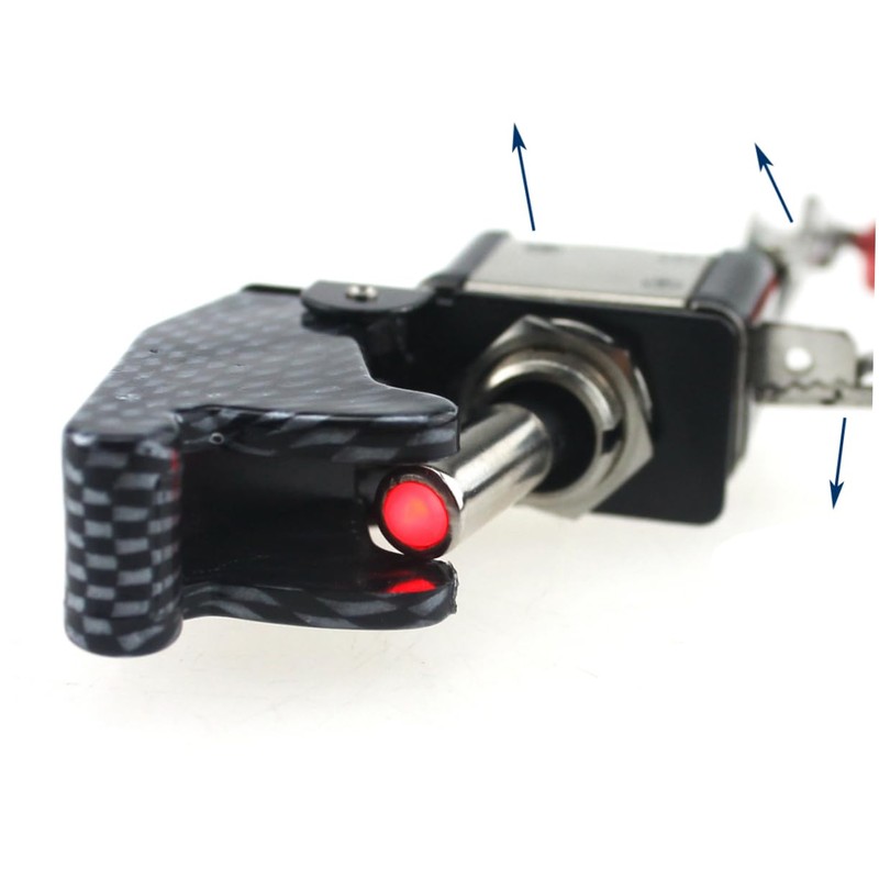 GRIRIW Toggle Ignition Switch with LED Indicator Light and Protective