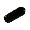 50pcs Vinyl Flexible End Caps, Rubber End Caps, Black Bolt