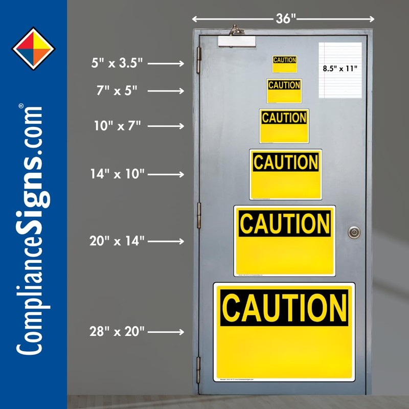 ComplianceSigns.com Vertical Proper Holding Temperatures Label Decal with Symbol, 5x3.5