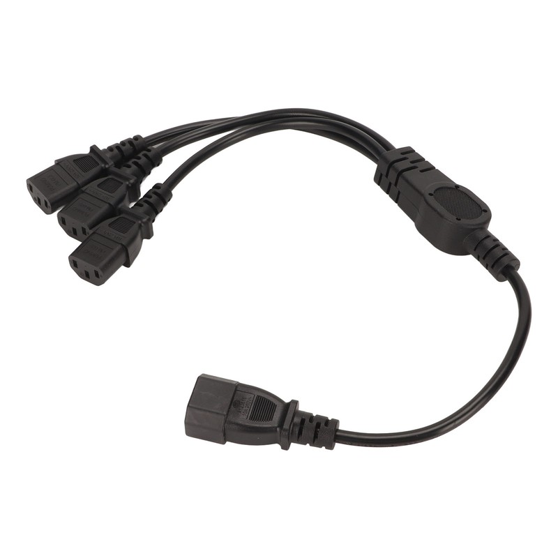 IEC 320 C14 to 3 X C13 Power Cable Universal
