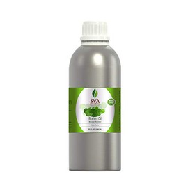 SVA Organics Brahmi Oil 32 Oz Pure Natural Ayurvedic Oil for Skin, Hair Care, Hair Growth, Long & Strong Hair Oil Solution, Shampoo, Conditioner