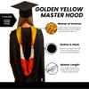 Cappe Diem Master's Graduation Hood GOLDEN YELLOW: Master of Science