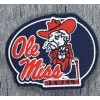 OLE MISS REBELS EMBROIDERED IRON ON PATCH 3” X 3.5”