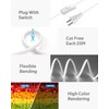Samsion LED Strip Lights 100FT Plug in with Switch AC
