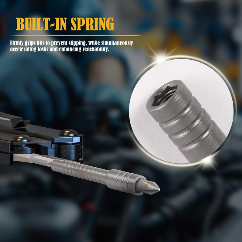 Congzikji Upgraded Multi-tool Bit Driver Extender, Add-on Accessories for Leatherman