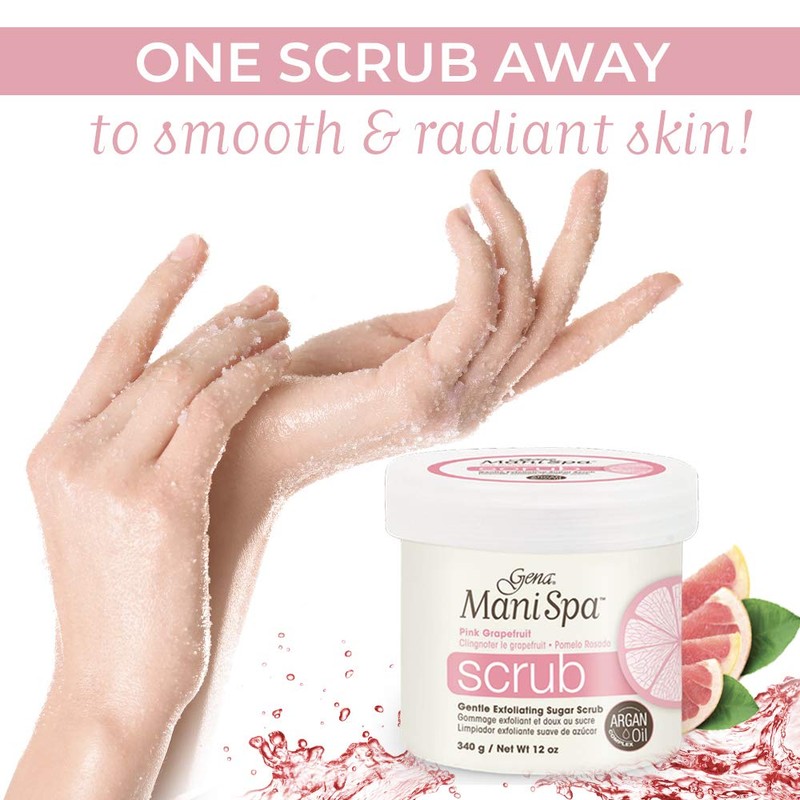 GENA Mani Spa Sugar Scrub, 12.0 Ounce