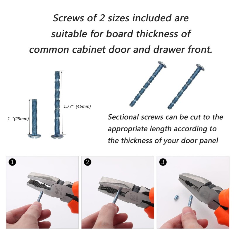 FURNIWARE Pack of 10 Cabinet Handles, 96mm(3.8 Inch) Hole Center