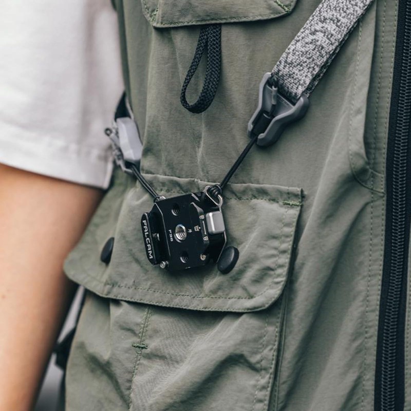 Falcam Quick Release Shoulder Strap Base Attachment Ensures the Extension