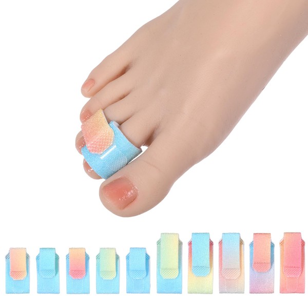 Josojoou 10PCS Hammer Toe Corrector, Unisex Toe Splint for Correcting