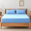 SSW HOMES Fitted Sheet Extra Deep 40cm, Brushed Microfiber Breathable