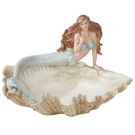 Touch of Class Mermaid Decorative Bowl Powder Blue