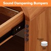 Felt Cabinet Door Bumpers - Small Felt Pads for Cabinet
