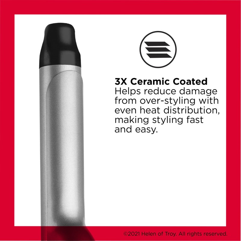 Revlon Perfect Heat Triple Ceramic Curling Iron | For Silky