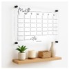 Premium Acrylic Calendar for Wall (16.75” x 13.25” x 1/4”)