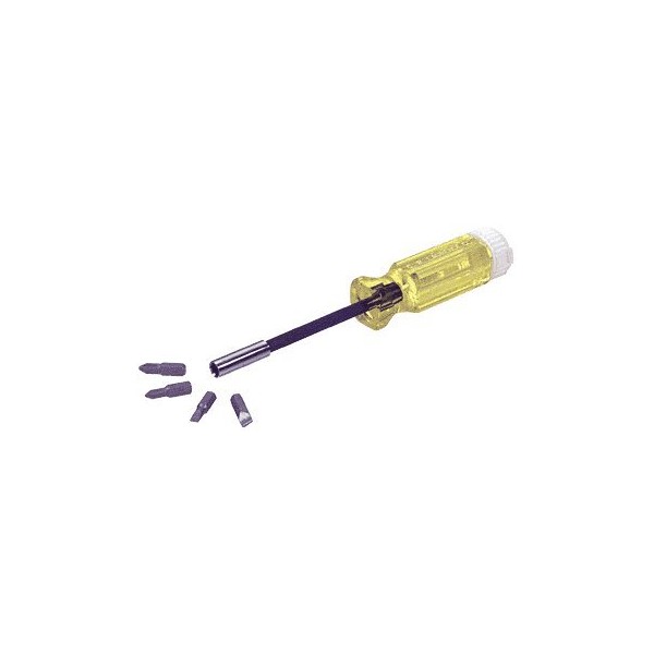 CRL 8" Magnetic Screwdriver with Four Bits