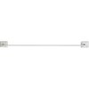 Decko Bath Products 48170 Towel Bar, 24-Inch, White