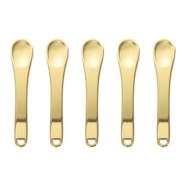 Beaupretty Cucharas Cosméticas Mini Para Crema Facial Y Ojos 5 Piezas Portátiles De Zinc Para Aplicar Hidratante Y Cuidado De La Piel Espátulas Multipropósito Compactas
