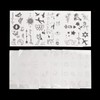 ATOMUS 12pcs Pigment Temporary Tattoos Small Pattern for Fingers Hands