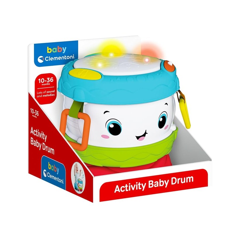 Clementoni 17409 My Activity Drum Baby Toy, Toddler, Educational Toy