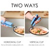 Pack of 2 Blue Anti-scald Clips, Bowl Clips, Non-Slip Clips,