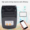 Bluetooth Thermal Printer 58mm Label Printer Pocket Printer 100‑240V for