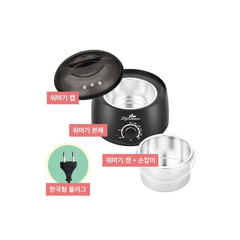 I'm Sulph Waxing Kit Warmer Kit Rose 450g / 설프왁싱