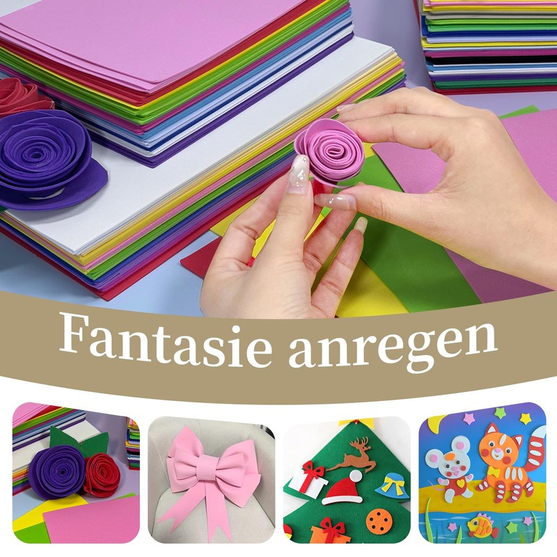 120 Sheets Foam Rubber Sheets 20 x 15 cm, 1