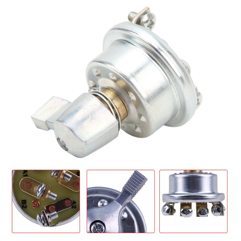 50A 12V Heavy Duty Rotate Switch Metal 3 Buttons Rotate