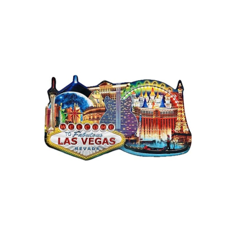 Las Vegas Strip Skyline Magnet