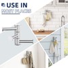 Angle Simple Swivel Hook Polished Chrome, SUS 304 Stainless Steel