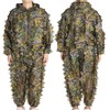 Ghillie Suit 3D Leafy Hooded Camouflage Clothing Outdoor Woodland Hunting