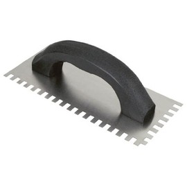 Qep Tile Tools 849-2711-8538 EconoSeries Notched Trowel Size: 0.25" x 0.38" x 0.25" Square Notched
