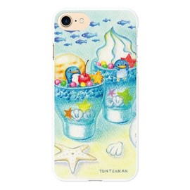 ブレインズ Galaxy S25 SC-51F 用 ハード ケース カバー 夏のペンギンとお昼寝 01 TONTENKAN ペンギン ゼリー かわいい レディース 魚 夏 イラスト デザイナーズ 色鉛筆 ギャラクシー ハードケース SCG31 android アンドロイド オーダーメイド おしゃれ
