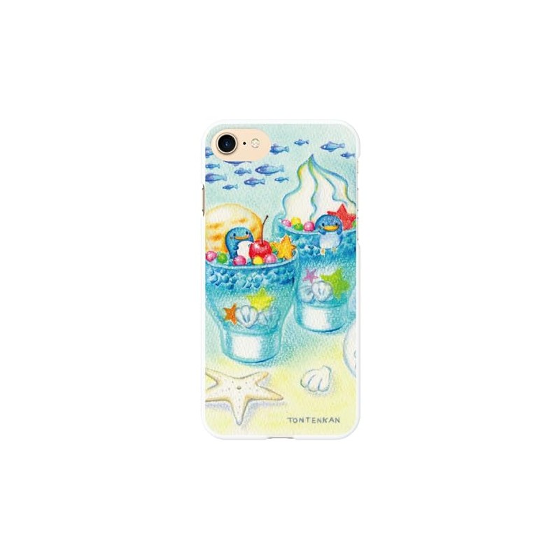 ブレインズ Galaxy S25 SC-51F 用 ハード ケース カバー 夏のペンギンとお昼寝 01