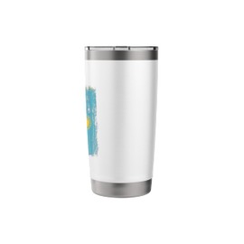 Italy Kazakhstan Half Flag Italian Kazakh Jersey Stainless Steel Insulated Tumbler