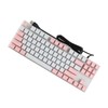 Mechanical Keyboard 87 Keys Blue Switch Ergonomic Multicolor Backlight Design