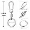 Zipper Clips Anti Theft, 8 Pcs Zinc Alloy Zipper Locks,