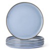 Herogo 6-Piece Stoneware Dinner Plates Set, 10.43" Ceramic Round Plate