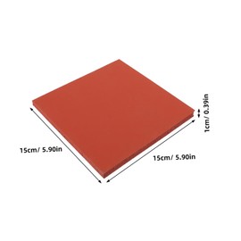 SHINEOFI 3Pcs High Temp Rubber Heat Press Mat Insulation Pad for Shirt Transfer Printing Durable Vibration Absorbing Design for Heat Press Machines