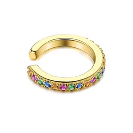 PEARLOVE Small 925 Sterling Silver Plated Dangle Huggie Earrings Hoop Earrings for Women, Geometric Triangle Cones Dainty Spike Hoop Earrings, Silver, Cubic Zirconia