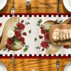 Horseshoe Roses Kentucky Table Runner, Festival Sports Holiday Kitchen Dining
