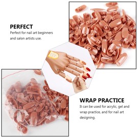300pcs Manicure Practice Nails Plastic Nails Training Nails Manicure Fake Nails Diy Fake Nails Manicure Supply Manicure Train Nails Nail Art Nails Practice Fake Nails False Nails