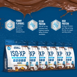 Applied Nutrition ISO XP Whey Isolate - Whey Protein Isolate Powder, ISO-XP Funky Yummy Flavours (1kg - 40 Servings) (Choco Honeycomb)