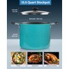 Cook N Home Nonstick Stockpot with Lid 10.5-Qt, Professional Deep
