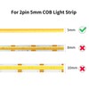 Clearhill 5mm 2Pin 24PCS Press-in Assembly COB LED Strip Connector