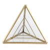 Jewelry Storage Rack Pyramid Shape 3 Layers Decorative Display Stand