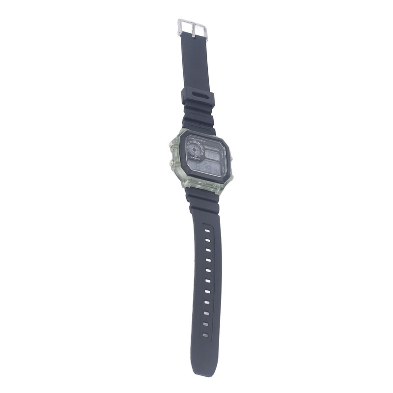 Electronic Sports Watch 12 24 Hours Waterproof Digital Wrist Watch