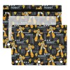 Robots Binder Pouches 3 Ring for Boys Girls School Office