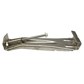 Quick Screw 5" 50 Pack Premium Hidden Rain Gutter Bracket Hook Hangers with Screw NO Clip Style